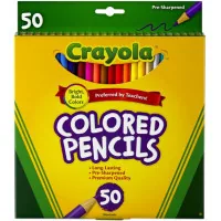 Crayola colored pencils 50 pcs (68-4050)