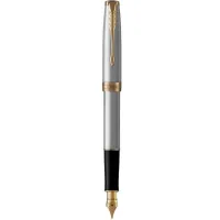Feather pen Parker P RP Sonnet F32G Tartan silver+gilt (F32G)