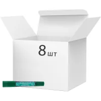Stanger marker waterproof, double-sided, 1-4 mm and 1 mm, green 8 pcs (MARKER-PER-STM260G-8)
