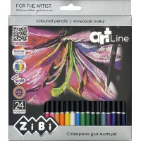 Colored pencils ZiBi Art Line round 24 colors (ZB.2434)