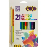 Colored pencils ZiBi three-sided 21 colors (ZB.2441)