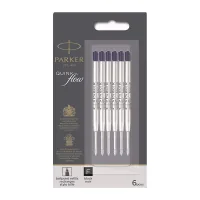 Ball rod Parker set QuinkFlow black F blister 6 pcs (10 231BK6)