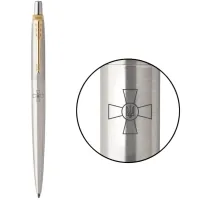 Ручка кулькова Parker JOTTER 17 ARMY SS GT BP Емблема ЗСУ (16032_W001b)