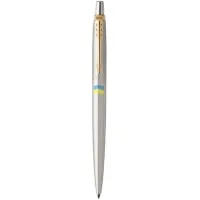 Ручка кулькова Parker JOTTER 17 UKRAINE SS GT BP Прапор жовто-синій (16032_T008c)