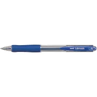 Ручка кулькова UNI автоматична Laknock синій 0,5 мм (SN-100.(05).Blue.)