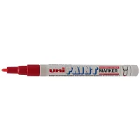 Marker UNI permanent Paint Red 0.8-1.2 mm (PX-21.Red)