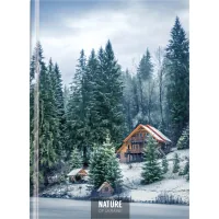 Notebook Optima Nature of Ukraine: lake A4, hard cover. 96 sheets, cell (O20378-12)