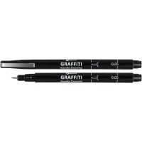Liner Optima GRAFFITI 0.3 mm black (O16410)