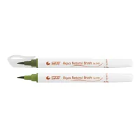 Art marker STA watercolor brush AQUA NATURAL BRUSH 3700, green olive (STA3700-37)