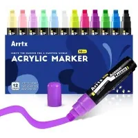 Art marker Arrtx acrylic AACM-0510-12A, 12 colors (LC303274)