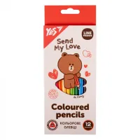 Colored pencils Yes Line Friends 12 pcs (290705)