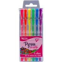 Yes Neon gel pen set of 6 (411706)
