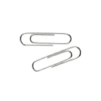 Axent paper clips galvanized 25 mm 100 pcs (cardboard package) (D4112)