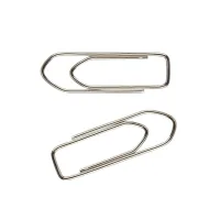 Paper clips Axent pentagonal nickel-plated 28mm 100 pcs (cardboard package) (4113-A)