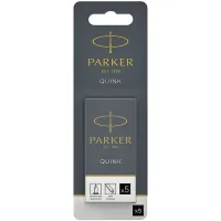 Ink for fountain pens Parker Quink cartridges / 5 pcs black blister (11 416BK)