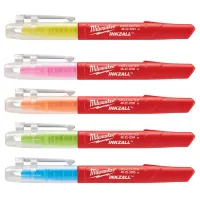 Набір маркерів Milwaukee текстмаркерів InkZAll кольорові, 5шт (48223206)