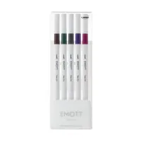 UNI liner set Emott Vintage Color 0.4 mm 5 colors (PEM-SY/5C.03VC)