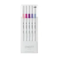Liner UNI set Emott Floral Color 0.4 mm 5 colors (PEM-SY/5C.07FC)