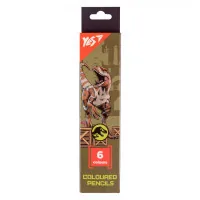 Colored pencils Yes 6 colors Jurassic World khaki (290728)