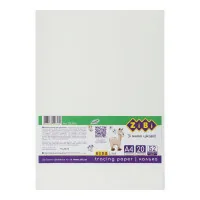 Tracing paper ZiBi A4 20 sheets, density 52 g/m2 (ZB.1936)