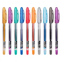 LINC gel pen with glitter Shine 1.0 mm set of 10 pcs mixed colors (420445)