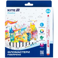 Kite Creative Superwashable felt-tip pens 24 colors (K-1153)