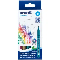 Фломастери Kite Creative пензлики 6 кольорів (K-1149)
