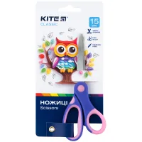 Kite scissors for children Classic blue-pink 15 cm (K-126-1)
