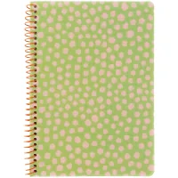 Axent spiral notebook A5 80 sheets, cell, plastic cover, light green (8462-1-A)