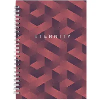 Axent spiral notebook A5 96 sheets, cell, hard cover #25 (8032-25-A)
