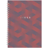 Axent spiral notebook A5 96 sheets, cell, hard cover #27 (8032-27-A)