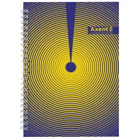 Axent spiral notebook A5 96 sheets, cell, hard cover #31 (8032-31-A)