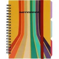 Notebook Optima Desing 42, B6 with dividers 100 sheets, cell (O20358-42)