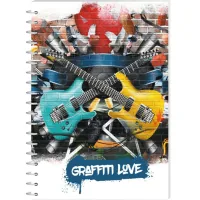 Notebook Economix A5 plastic cover, spiral, 80 sheets, cell (E21957-01)
