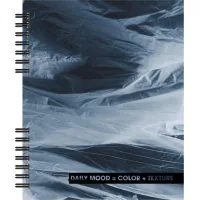 Notebook Optima B5 plastic cover, spiral, 60 sheets, cell (O25916)