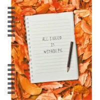 Notebook Optima B5 plastic cover, spiral, 60 sheets, cell (O25923)