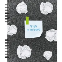 Блокнот Optima В5 пластикова обкладинка, спіраль, 60 аркушів, клітинка (O25927)