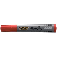 Bic permanent marker, red (bc8209133)