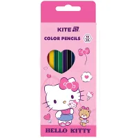 Colored pencils Kite Hello Kitty double-sided, 12 pcs. 24 colors (HK25-054-1)
