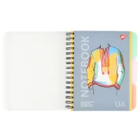 Notebook Yes A5 Notebook UA 144 sheets plastic cover (681951)