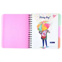 Yes A5 notebook Rainy day 144 sheets plastic cover (681968)