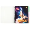 Блокнот Yes А5 Space adventure 144 аркуша пластикова обкладинка (681955)