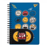 Notebook Yes 2 in 1 B5 B7 80 sheets 20 sheets double spiral Melt Smile cell (151842)
