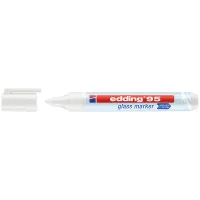 Marker Edding Glass e-95 1.5-3 mm round white (e-95/49)