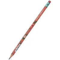 Олівець графітний Axent LA, Charming круглий, з гумкою, НВ (9009/36-21-A)