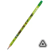 Kite Ninja Turtles graphite pencil three-sided, with eraser, HB (NT25-046)