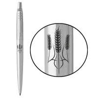 Ballpoint pen Parker JOTTER 17 UKRAINE SS CT BP Spike trident (16132_T059b)