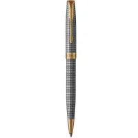 Ручка кулькова Parker SONNET 17 Cisele Silver GT BP (88 232)
