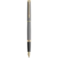Fountain pen Waterman HEMISPHERE Metallic Stone Gray GT FP F (12 091)