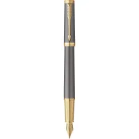 Feather pen Parker INGENUITY Gray Lacquer GT FP F (60 411)